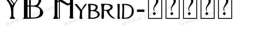 YB Hybrid字体转换